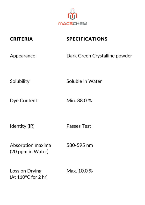 Gentian Violet- AR Grade Specifications - MacsChem