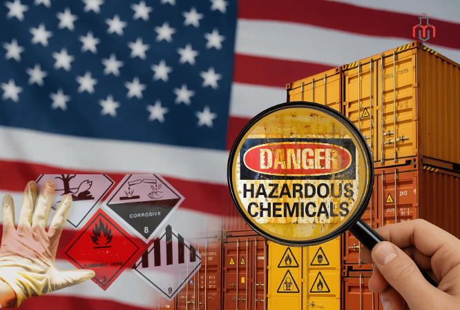 Hazardous material import regulation US