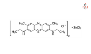 Structure of Methylene blue zinc chloride double salt